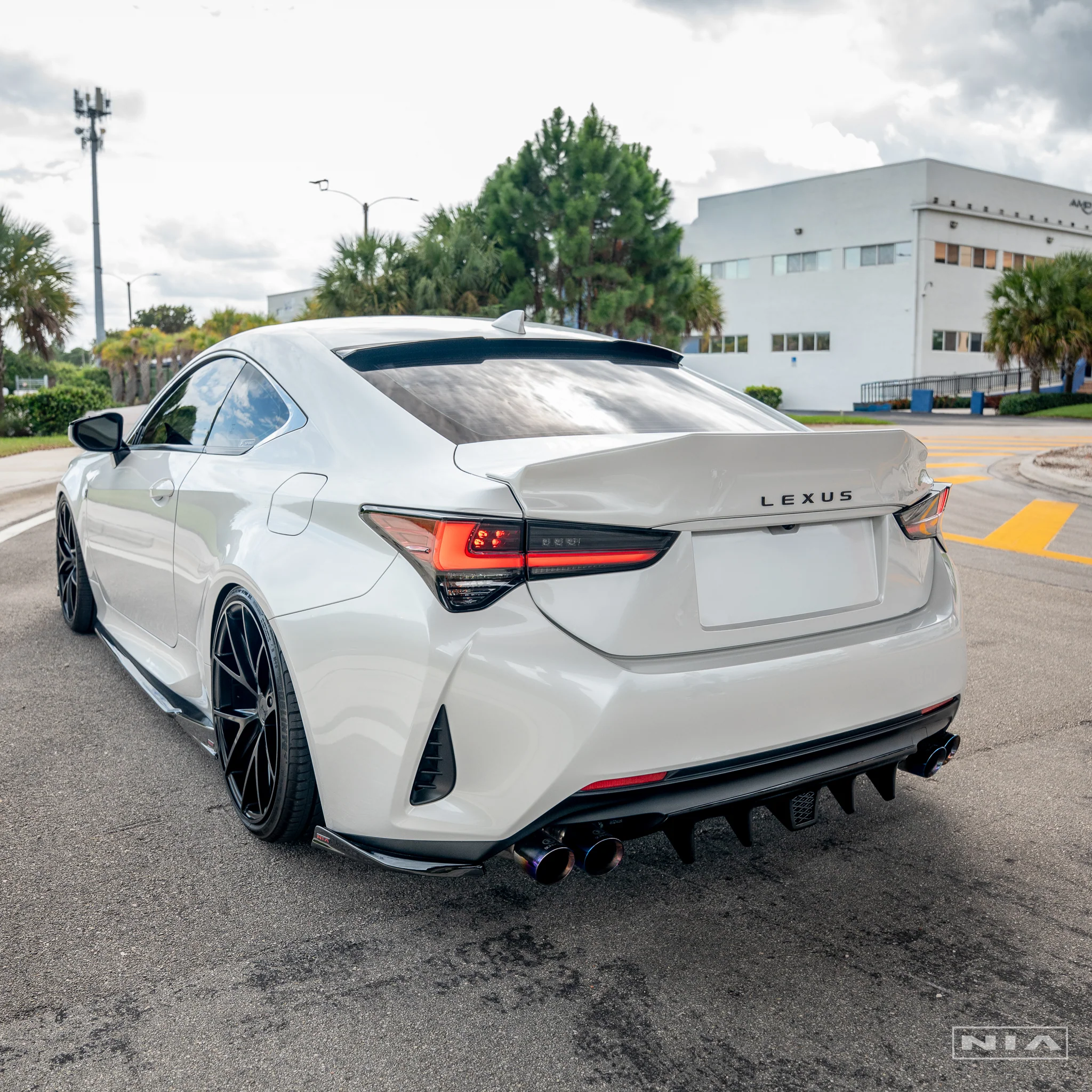 Lexus RC F-Sport, Base Model Ducktail Spoiler V2 2015-2025 in ABS - Image 2