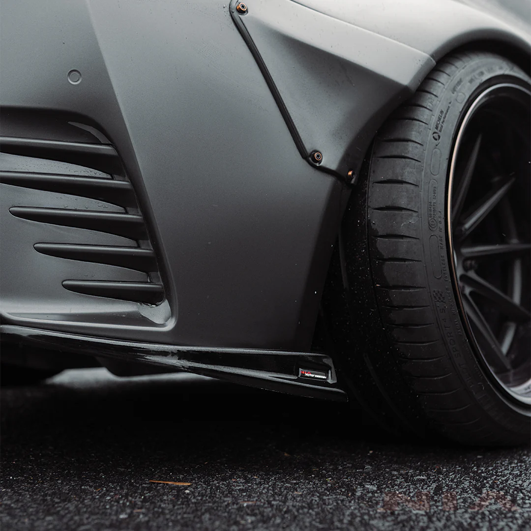 Lexus RC F-Sport, Base Model 2015-2018 NIA Rear Spats  in ABS or Carbon Fiber - Image 7