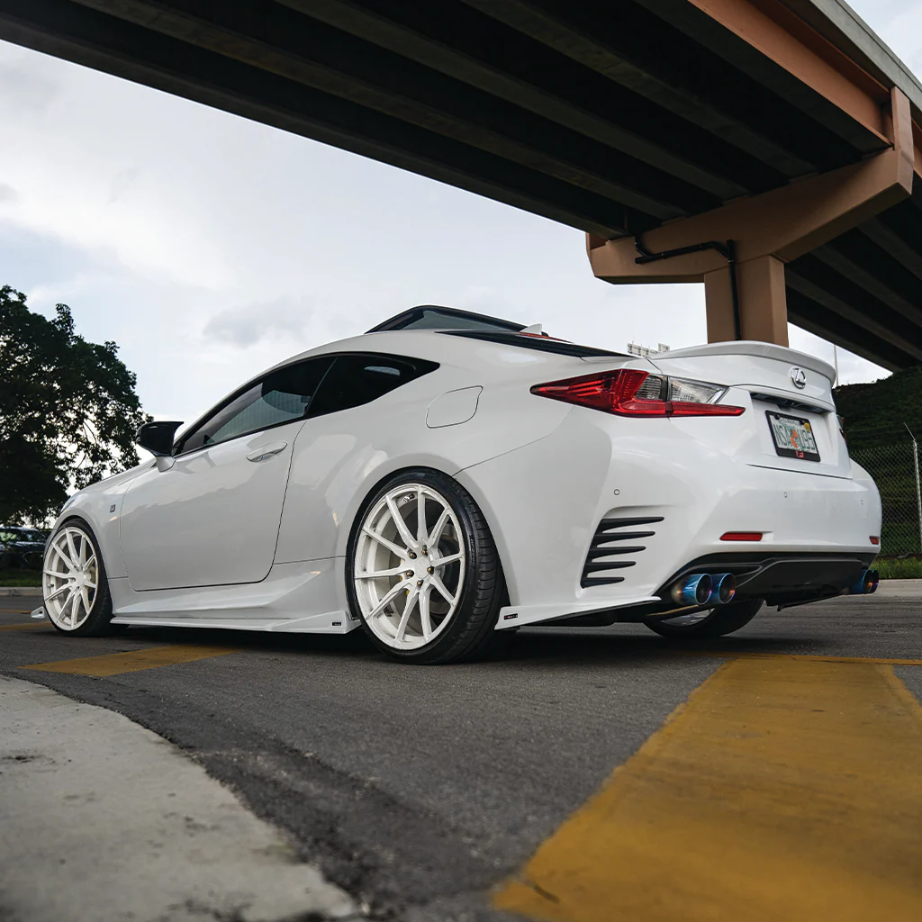 Lexus RC F-Sport, Base Model 2015-2018 NIA Rear Spats  in ABS or Carbon Fiber - Image 8