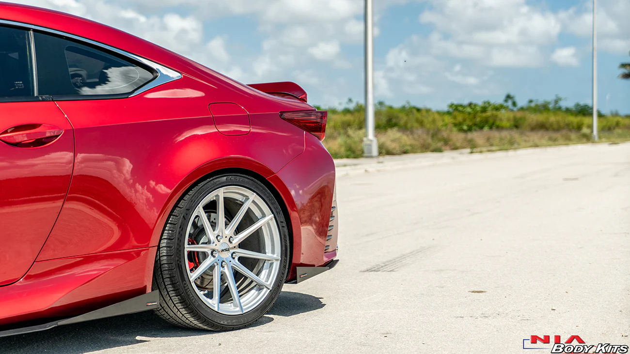Lexus RC NIA Sleek Rear Spats 2015-2018 - Image 4