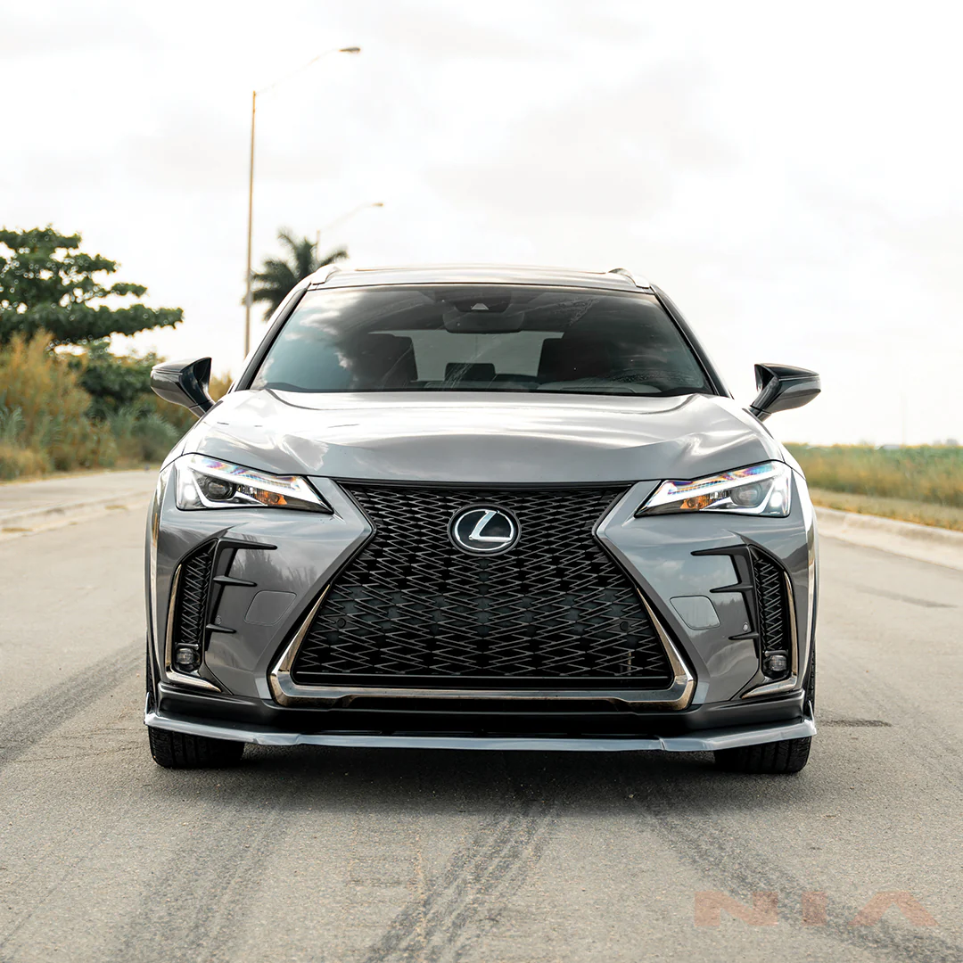 Lexus UX Base Model, F-Sport NIA Front Splitter Lip body kit 2019-2025 in ABS