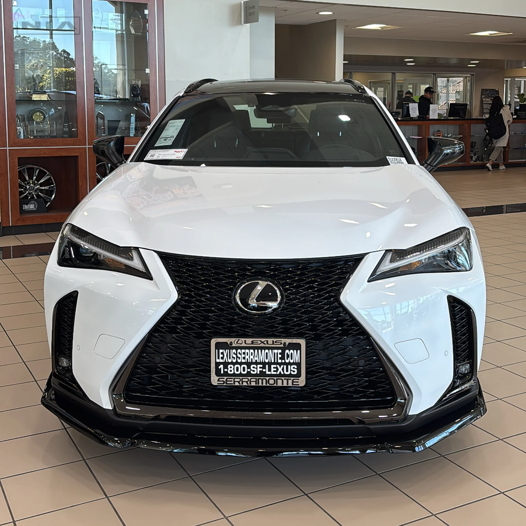 Lexus UX Base Model, F-Sport NIA Front Splitter Lip body kit 2019-2025 in ABS - Image 2