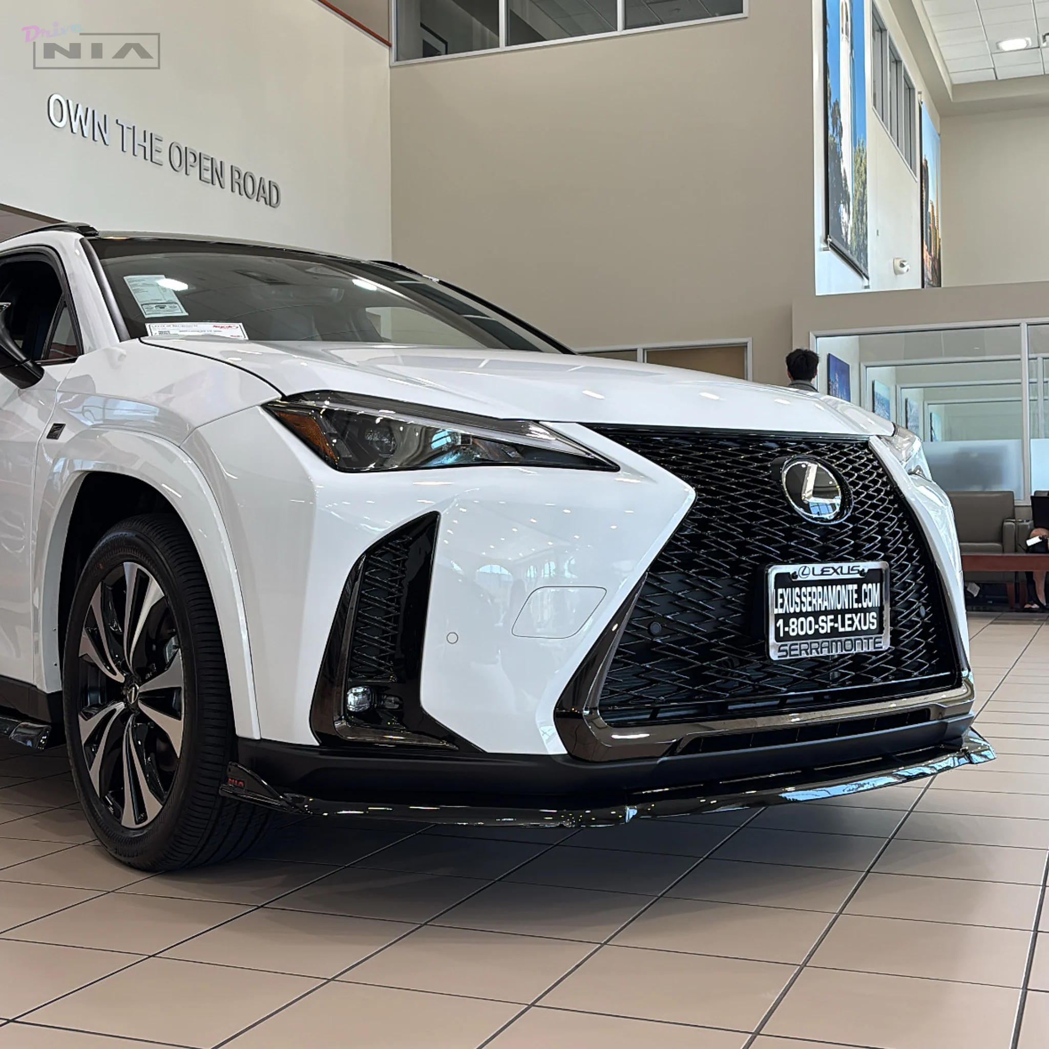 Lexus UX Base Model, F-Sport NIA Full lip Body Kit 6pcs (Front Splitter, Side Skirt Rockers, Rear apron spats, Diffuser Bumper Extension)2019-2025 in ABS - Image 3