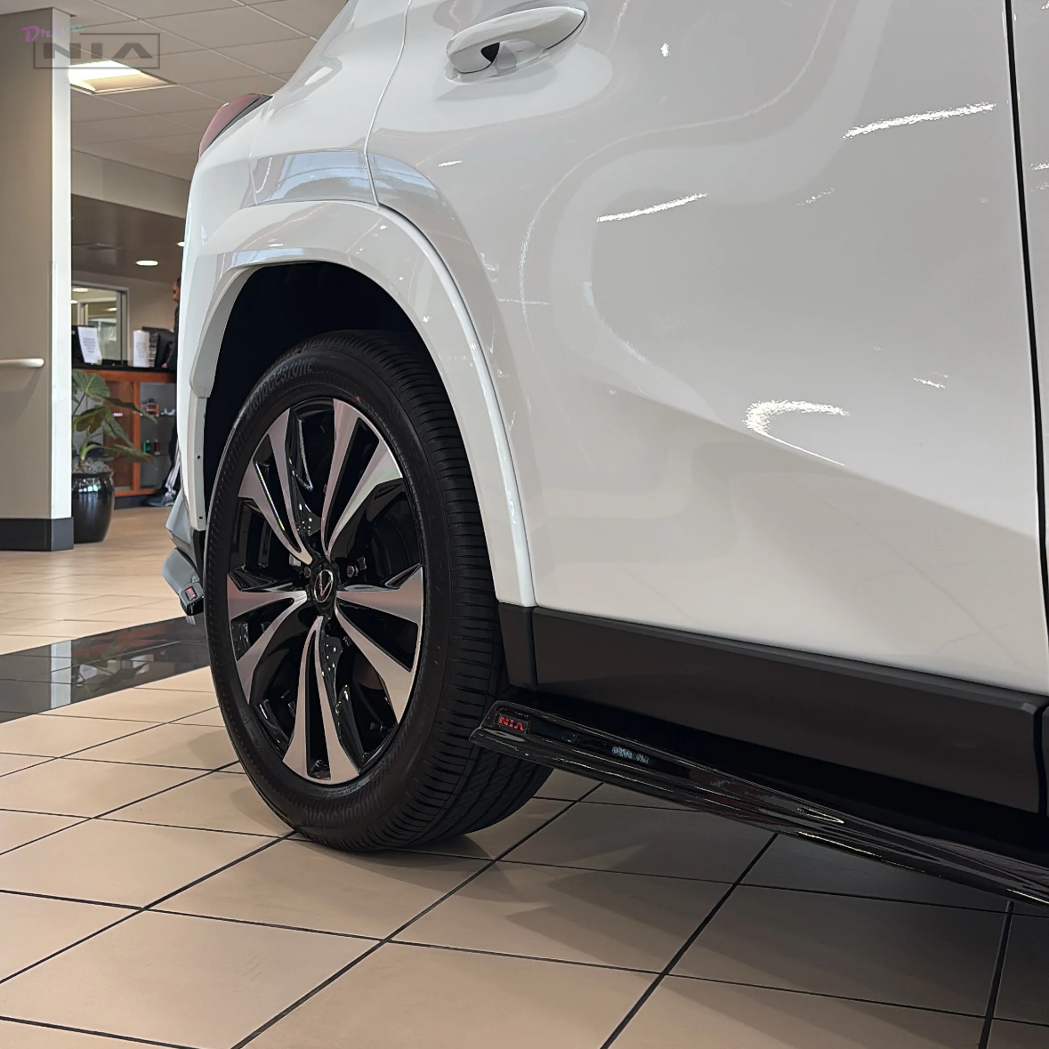 Lexus UX Base Model, F-Sport NIA side skirts lip bodykit 2019-2025 in ABS - Image 2
