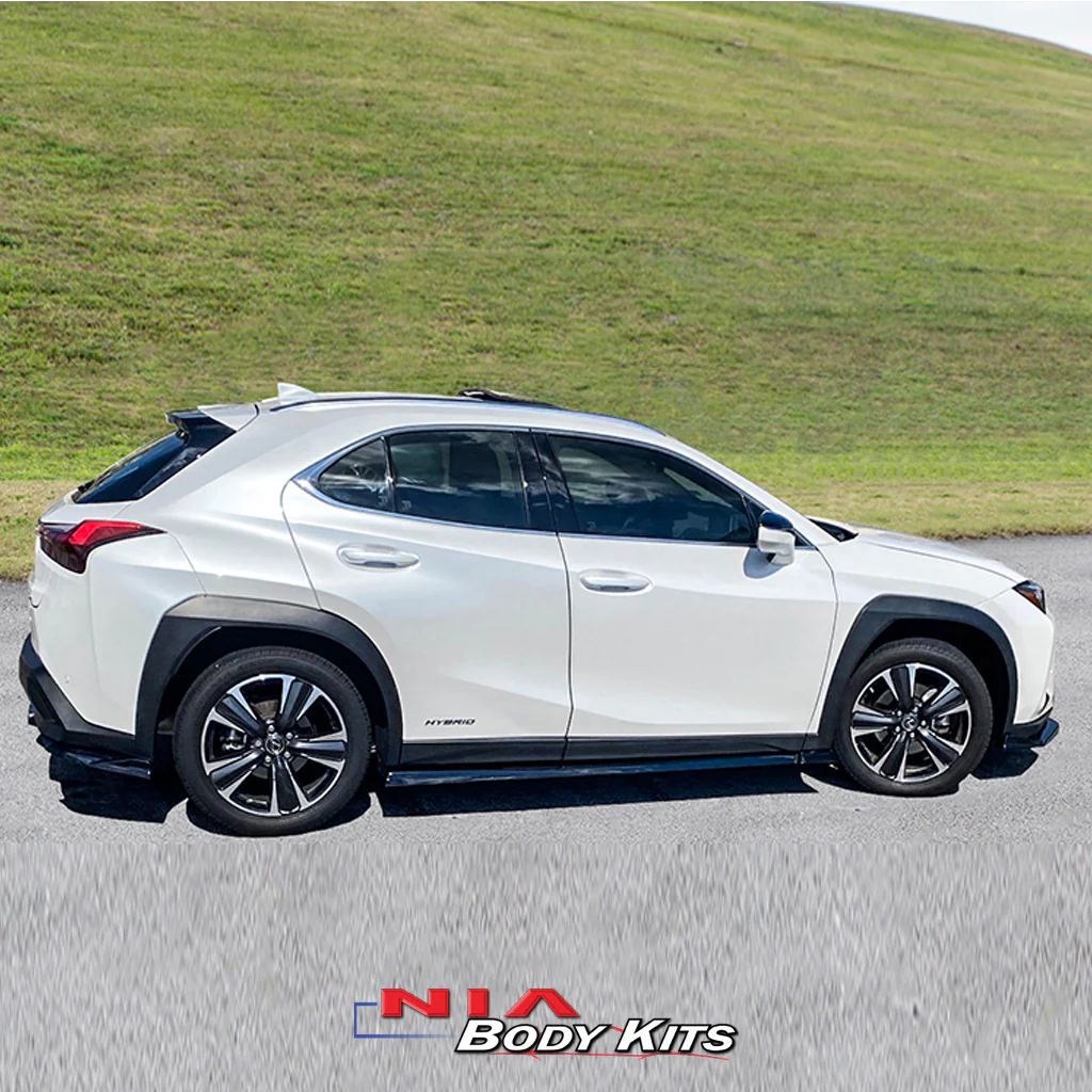 Lexus UX Base Model, F-Sport NIA Full lip Body Kit 6pcs (Front Splitter, Side Skirt Rockers, Rear apron spats, Diffuser Bumper Extension)2019-2025 in ABS - Image 8