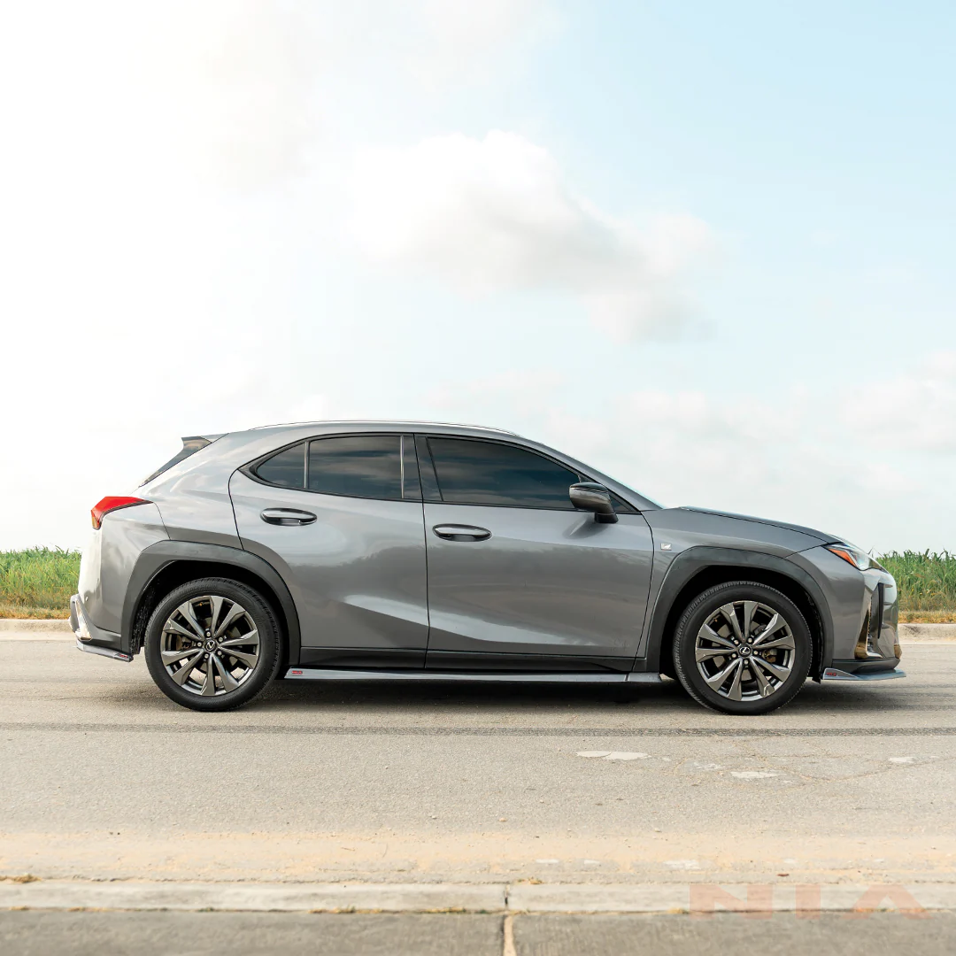 Lexus UX Base Model, F-Sport NIA side skirts lip bodykit 2019-2025 in ABS