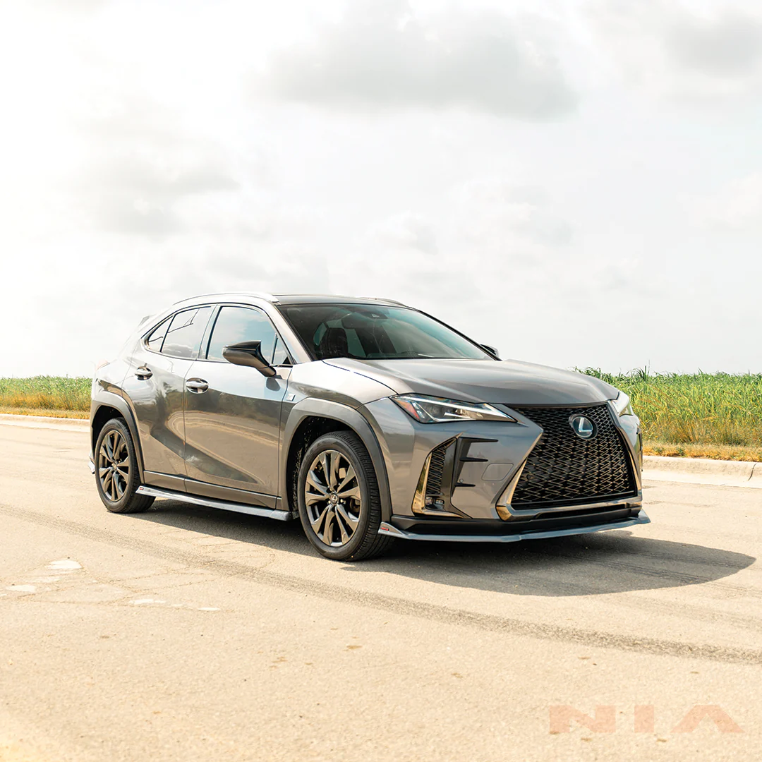 Lexus UX Base Model, F-Sport NIA side skirts lip bodykit 2019-2025 in ABS - Image 4