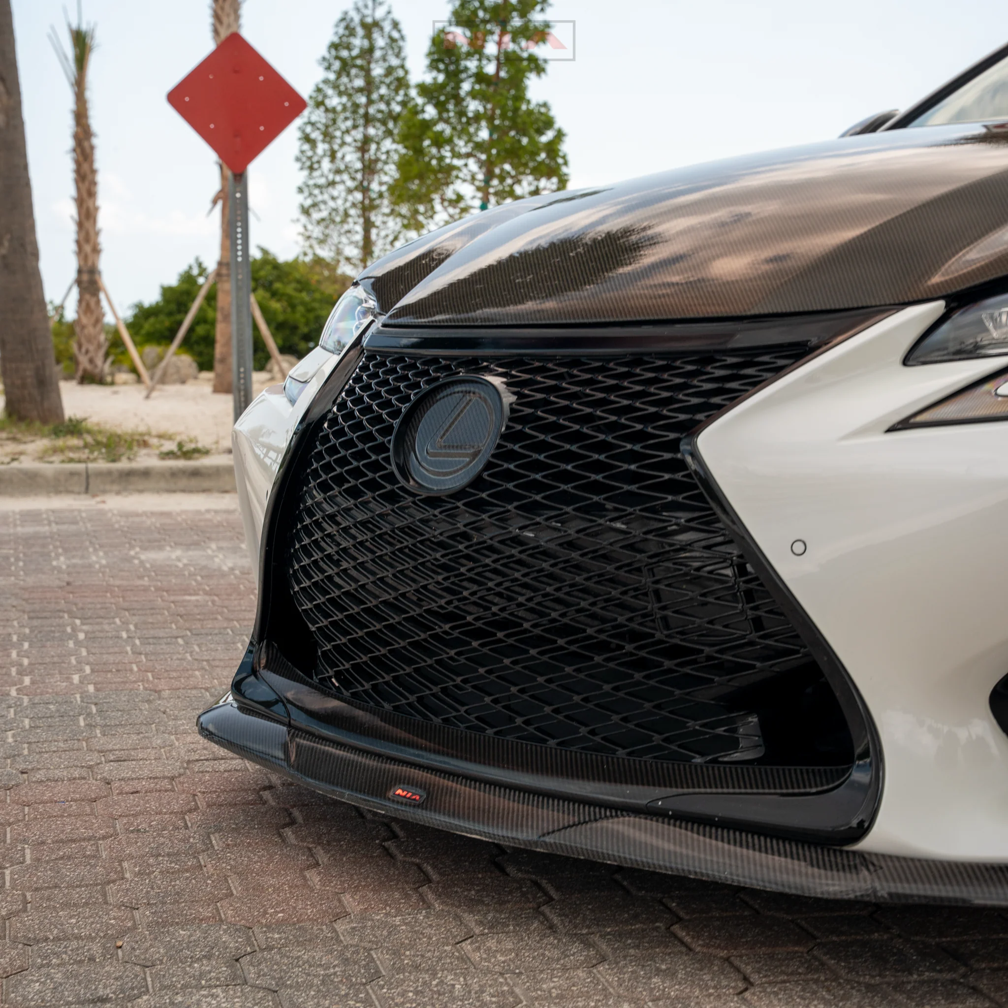 Lexus NIA Replacement L Emblem (7") in ABS or Carbon Fiber - Image 12